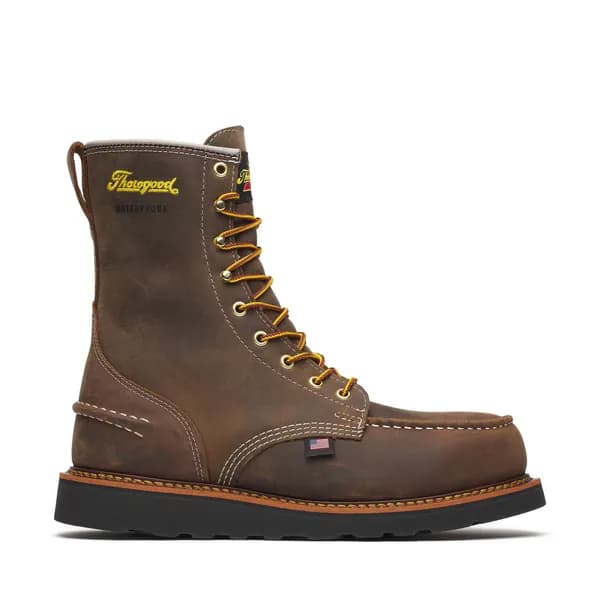 1957 Series 8" Crazy Horse Steel Toe Work Boot With Black Wedge — image 1 of 1
