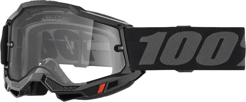 ACCURI 2 ENDURO MOTO Goggle Black/Grey - Clear Lens — image 1 of 1