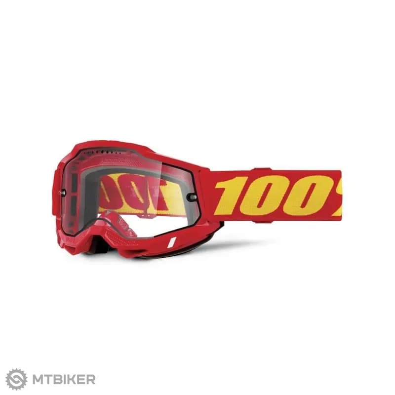 ACCURI 2 ENDURO MTB Goggle Red - Clear Lens — image 1 of 1