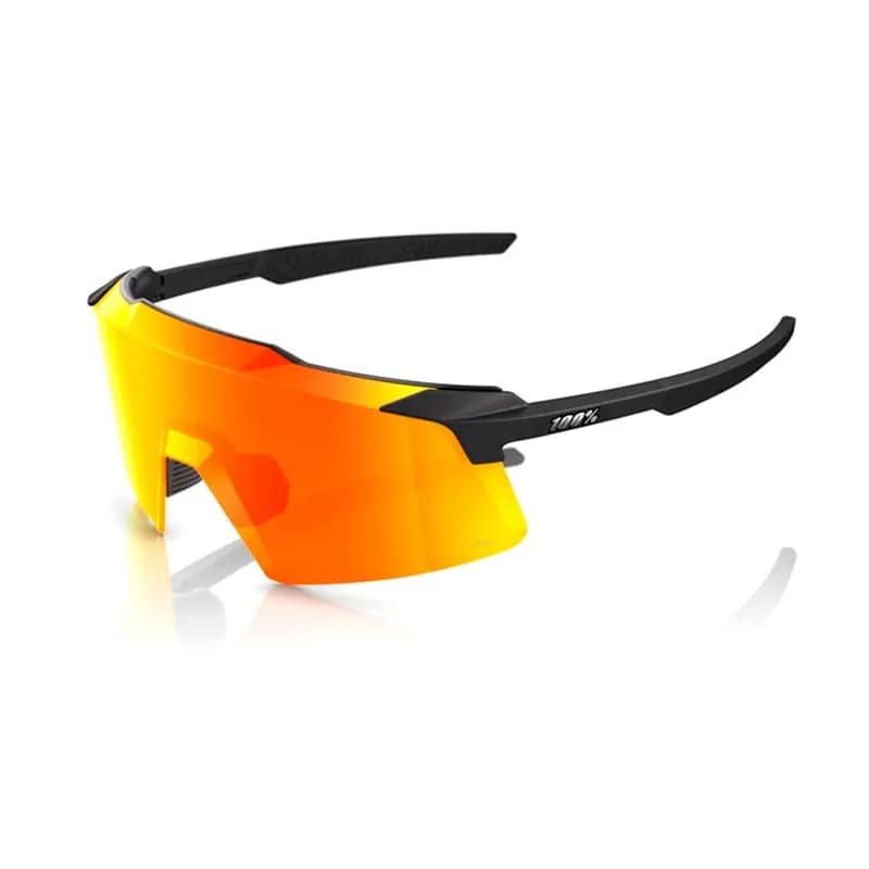 AEROCRAFT - Soft Tact Black - HiPER Red Multilayer Mirror Lens