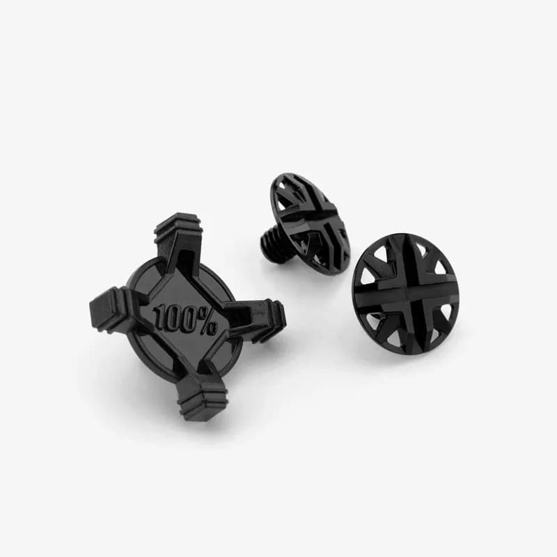 AIRCRAFT 1/2 Visor Screw Kit Silver