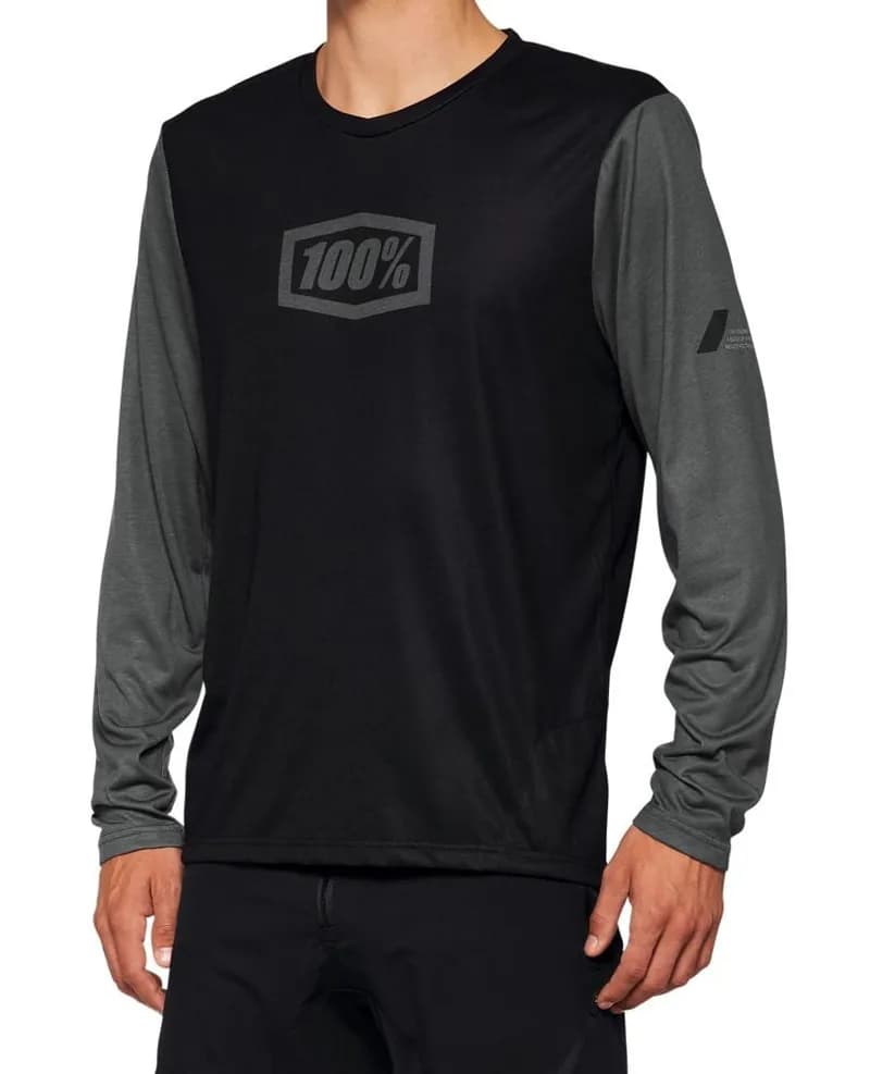 AIRMATIC Long Sleeve Jersey Black — image 1 of 1