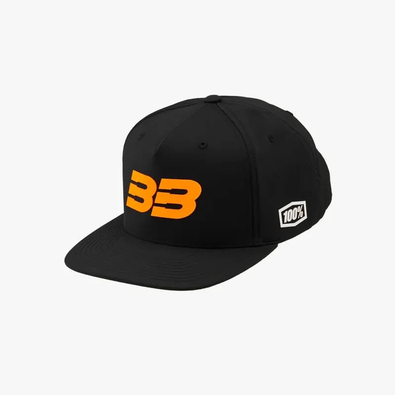 BB33 Snapback Hat Black/Fluo Orange — image 1 of 1