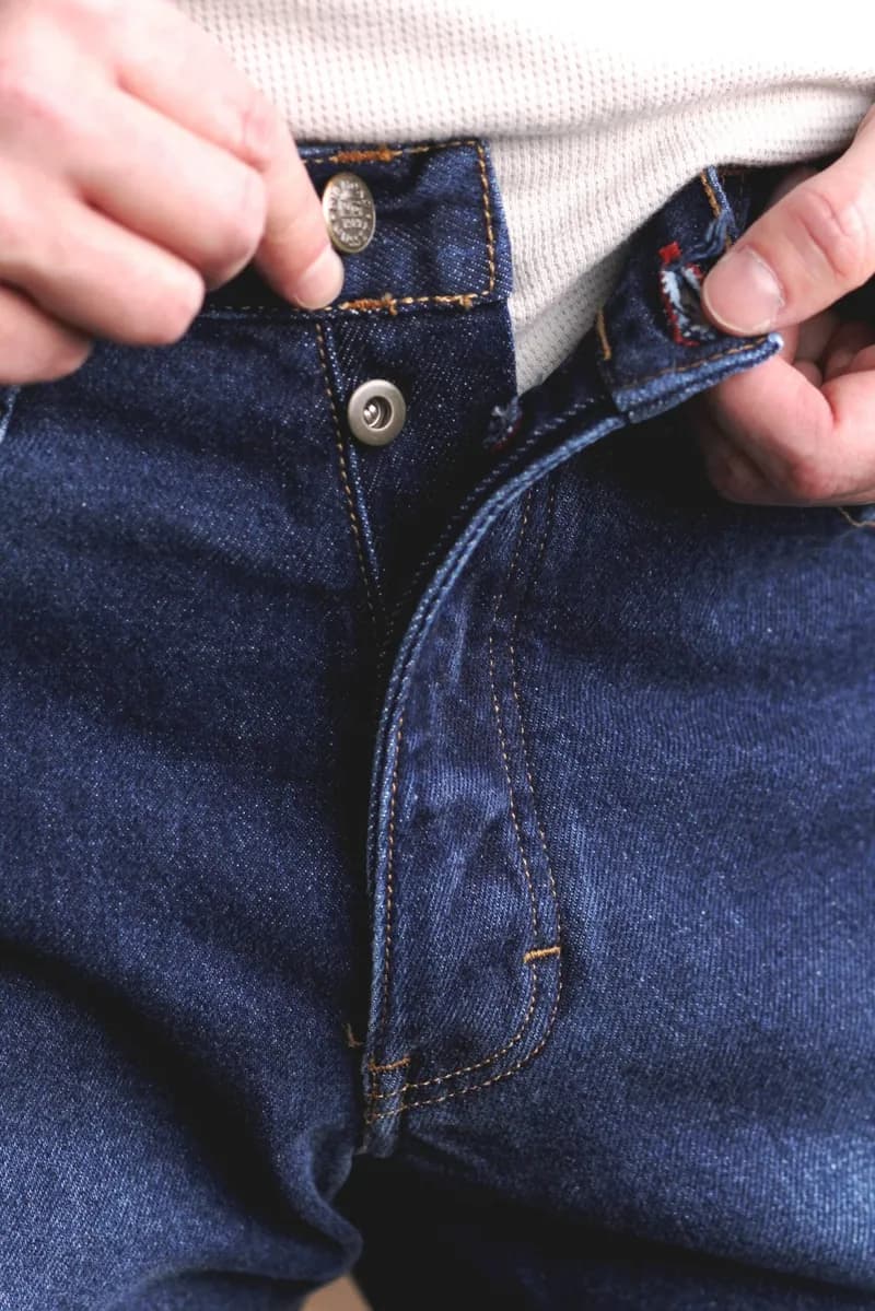 Button Fly Jeans - IRREGULAR — image 1 of 1