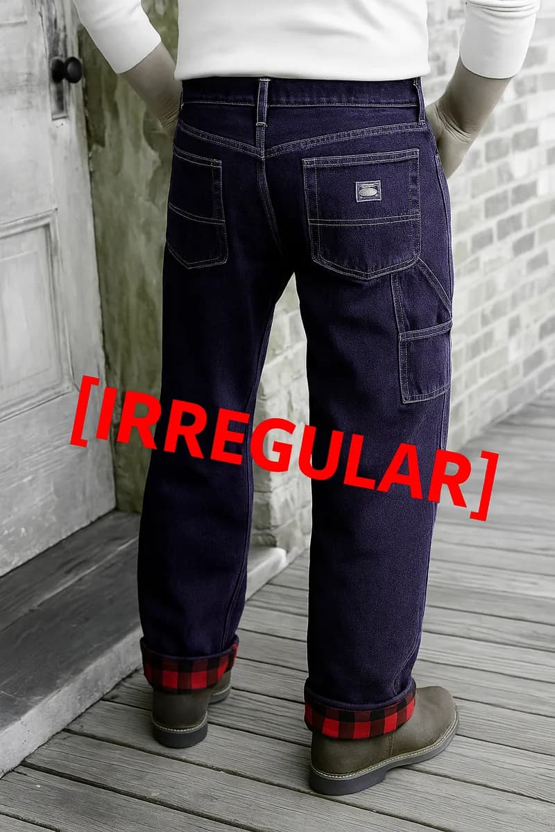 Carpenter Jean, Flannel Lined - IRREGULAR — image 1 of 1