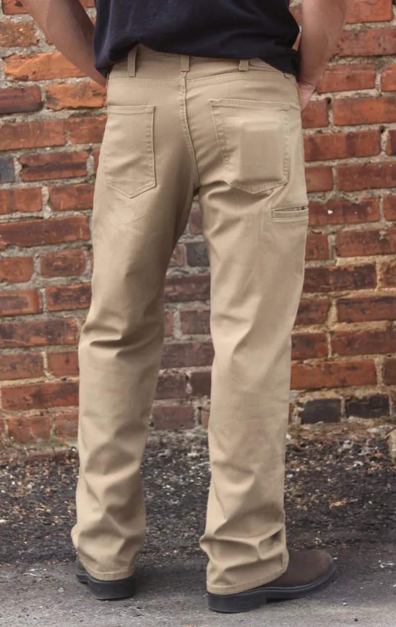 Easy Fit Stretch Canvas Six Pocket Pant - Dark Khaki — image 1 of 1