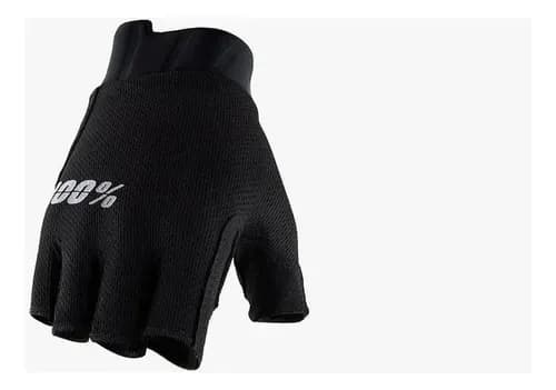 EXCEEDA Gel Women's Short Finger Gloves Solid Black — image 1 of 1
