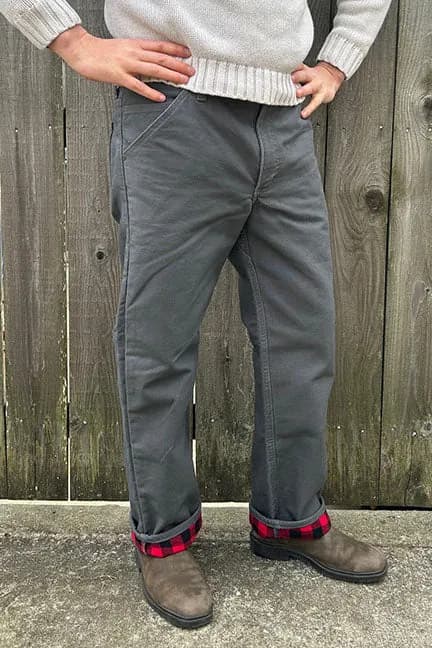 Flannel Lined Canvas Work Pant — image 1 of 1