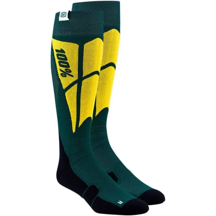 HI SIDE Performance Moto Socks Green — image 1 of 1