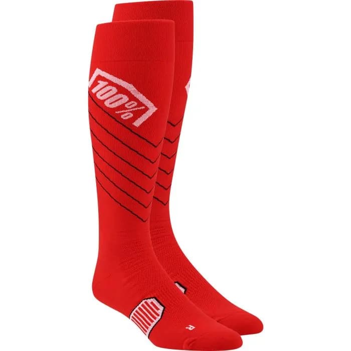 HI SIDE Thin MX Sock Red — image 1 of 1