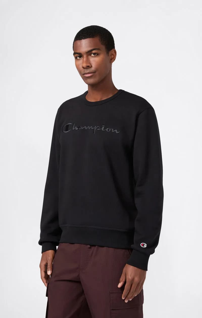 ICON Pullover Crewneck Fleece Black — image 1 of 1