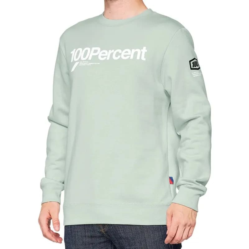 MANIFESTO Crewneck Sweatshirt Pale Aqua — image 1 of 1