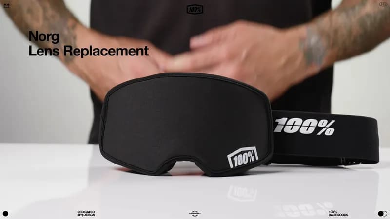 NORG HiPER Goggle Black/Red — image 1 of 1