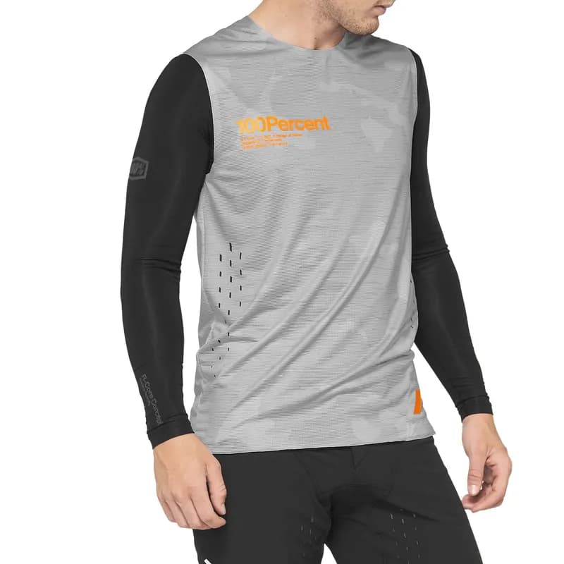 R-CORE CONCEPT Sleeveless Jersey Grey Camo — image 1 of 1