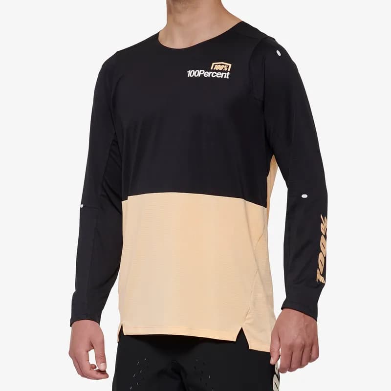 R-CORE X Long Sleeve Jersey Black/Peach — image 1 of 1