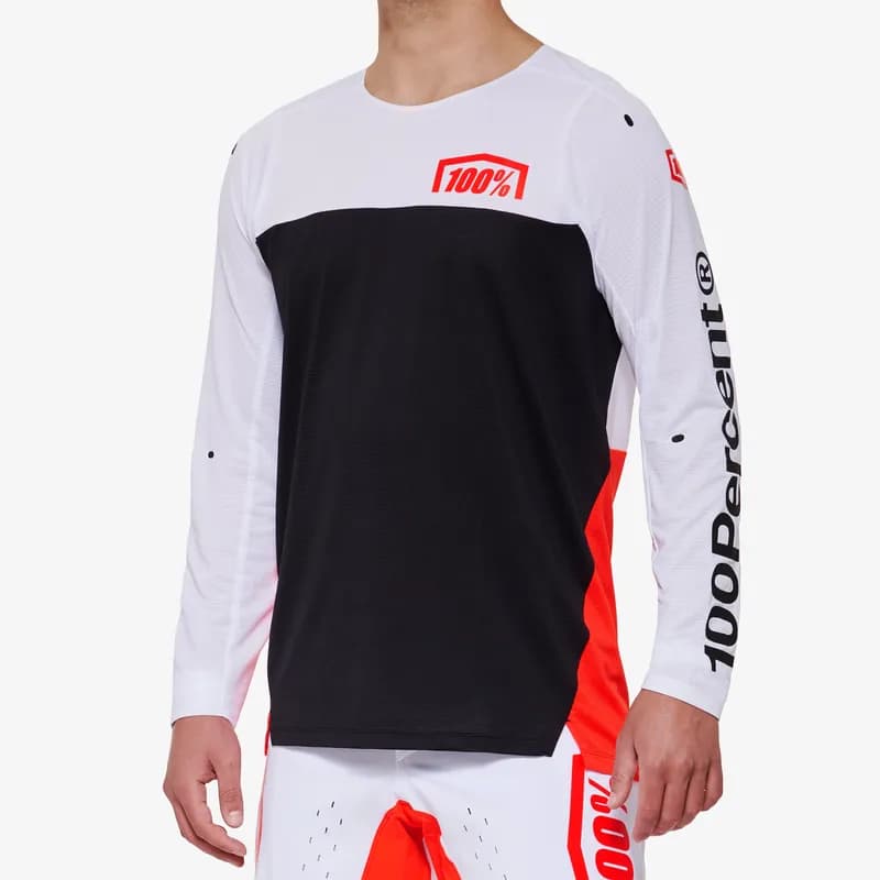 R-CORE X Long Sleeve Jersey White/Red — image 1 of 1