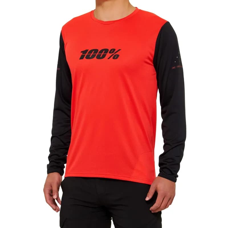 RIDECAMP Long Sleeve Jersey Red/Black — image 1 of 1