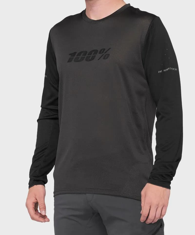 RIDECAMP Women's Long Sleeve Jersey Grey/Black — image 1 of 1