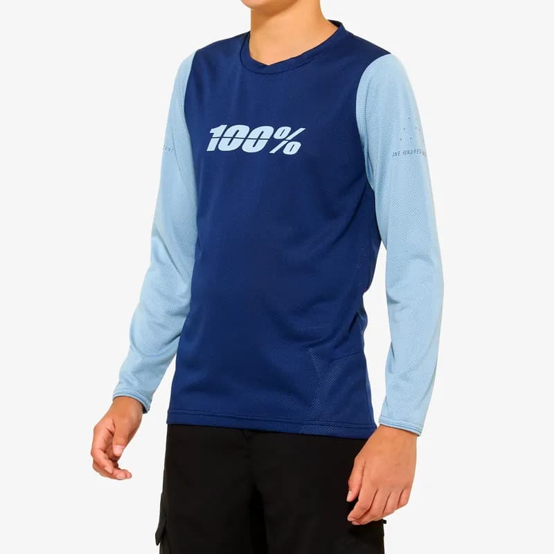 RIDECAMP YOUTH Long Sleeve Jersey Navy/Slate — image 1 of 1