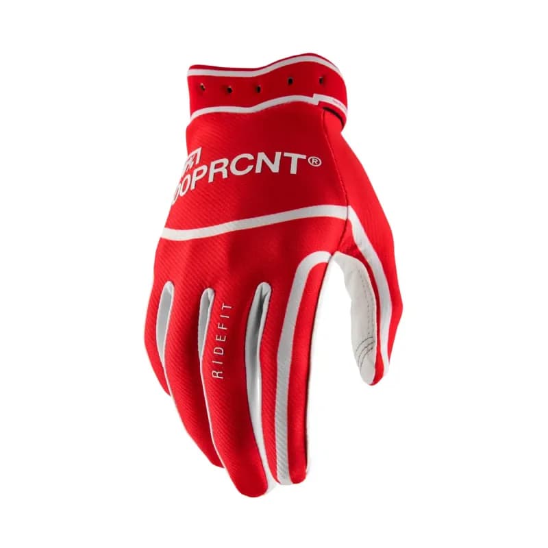 RIDEFIT Gloves White/Red — image 1 of 1