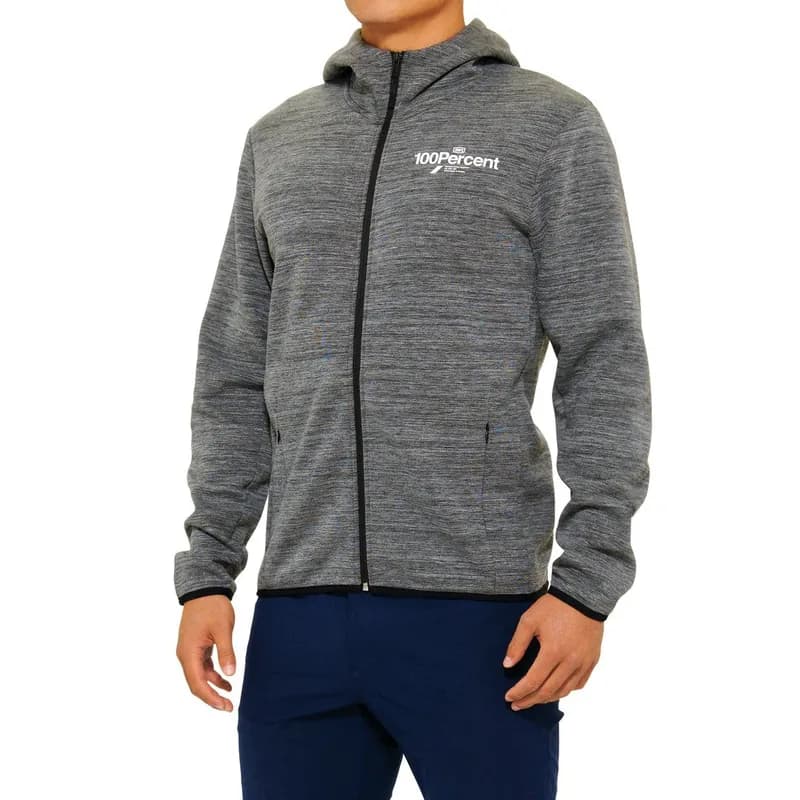 RORIK Tech Zip Hoodie Heather Charcoal — image 1 of 1