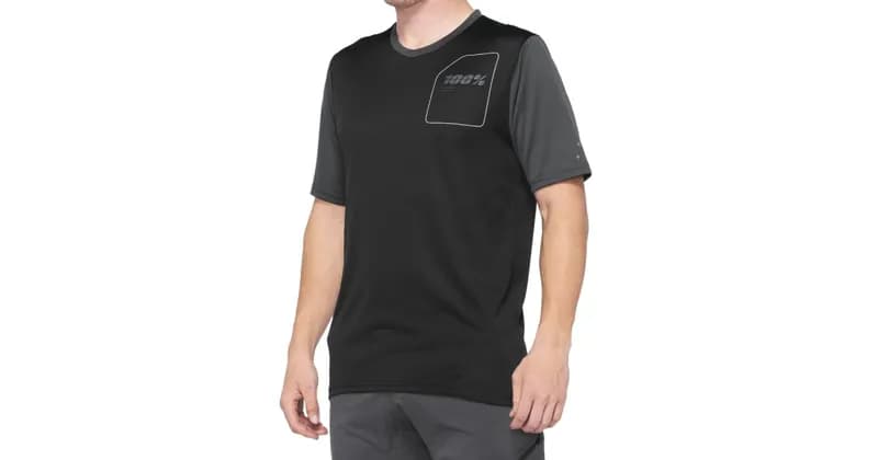 Short Sleeve Jersey Black/Charcoal — image 1 of 1