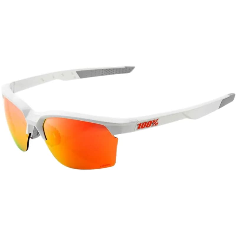 SPORTCOUPE - Matte White - HiPER Red Multilayer Mirror Lens — image 1 of 1