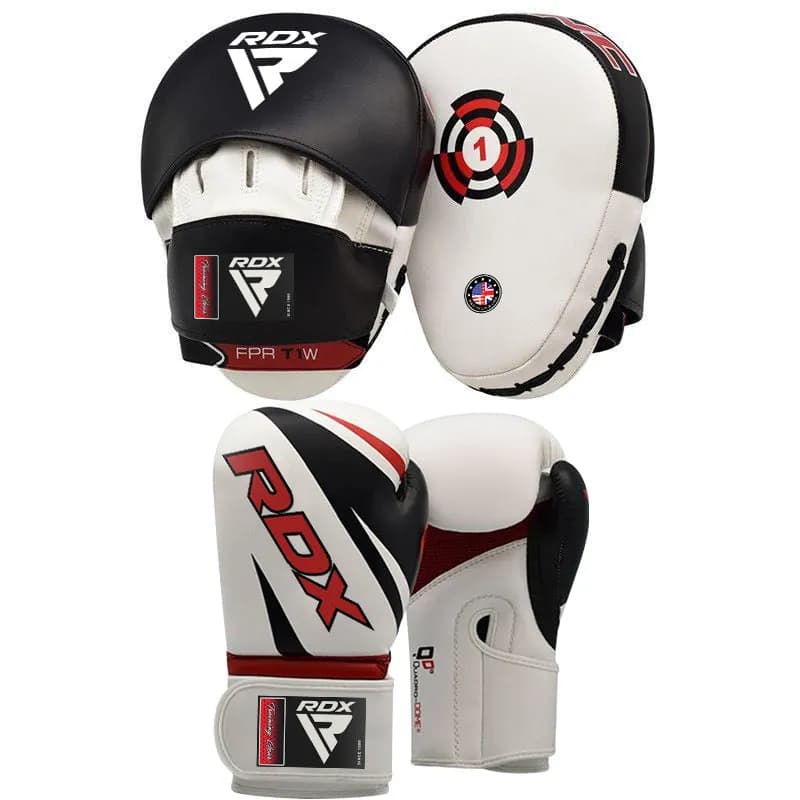 1W Boxing Gloves & Pads Set