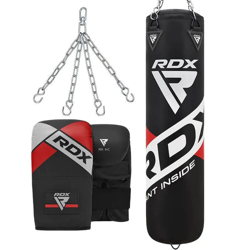 RDX F10B 4ft / 5ft 3-in-1 Training Punch Bag with Bag Mitts Set — image 1 of 1