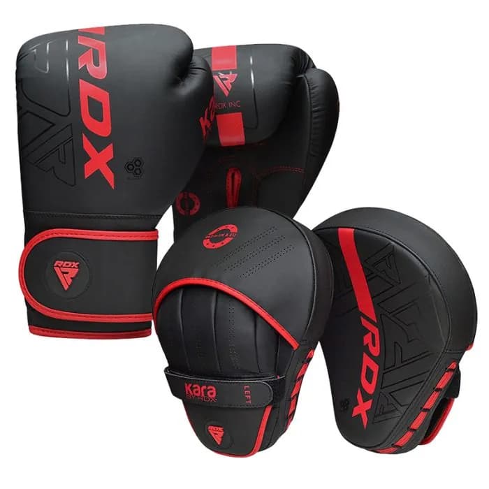 RDX F6 KARA Boxing Gloves & Focus Pads — image 1 of 1