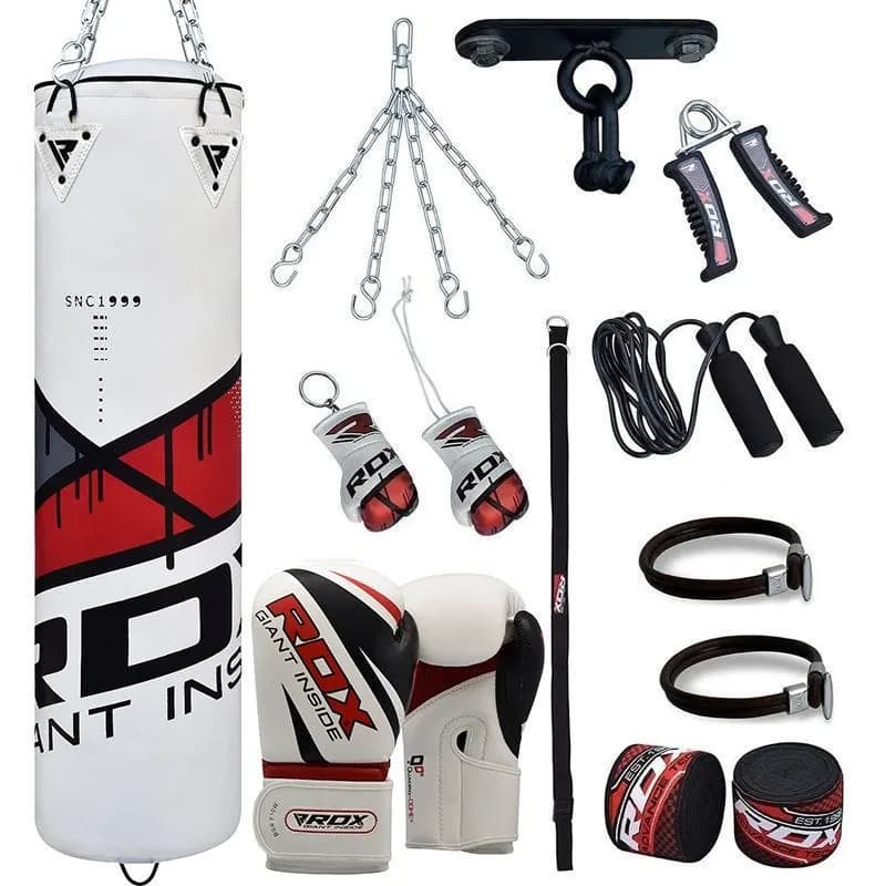 RDX F7 4ft / 5ft 13-in-1 Heavy Boxing Punch Bag & Gloves Set — image 1 of 1