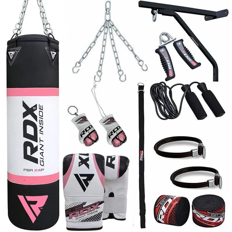 RDX X2 17-in-1 4ft Heavy Boxing Punch Bag & Mitts Set — image 1 of 1
