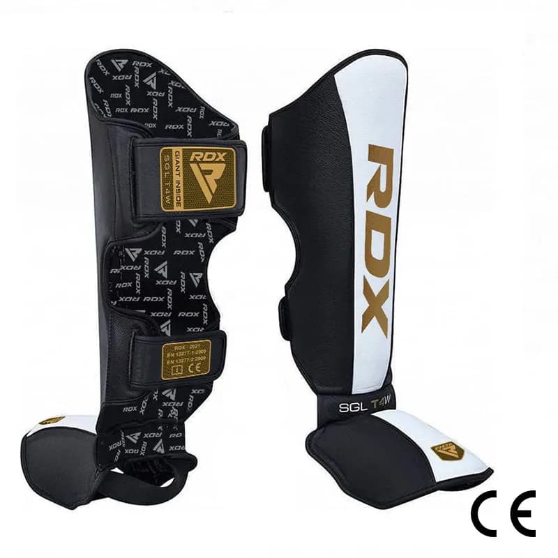 RDX T4 Leather Shin Instep Guards — image 1 of 1