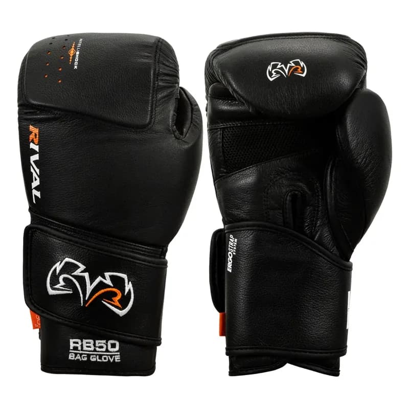 Rival Boxing Intelli-Shock Leather Bag Boxing Gloves — image 1 of 1
