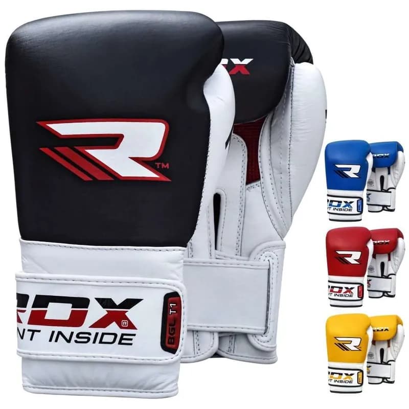 RDX T1 Leather MMA Training Gloves — image 1 of 1