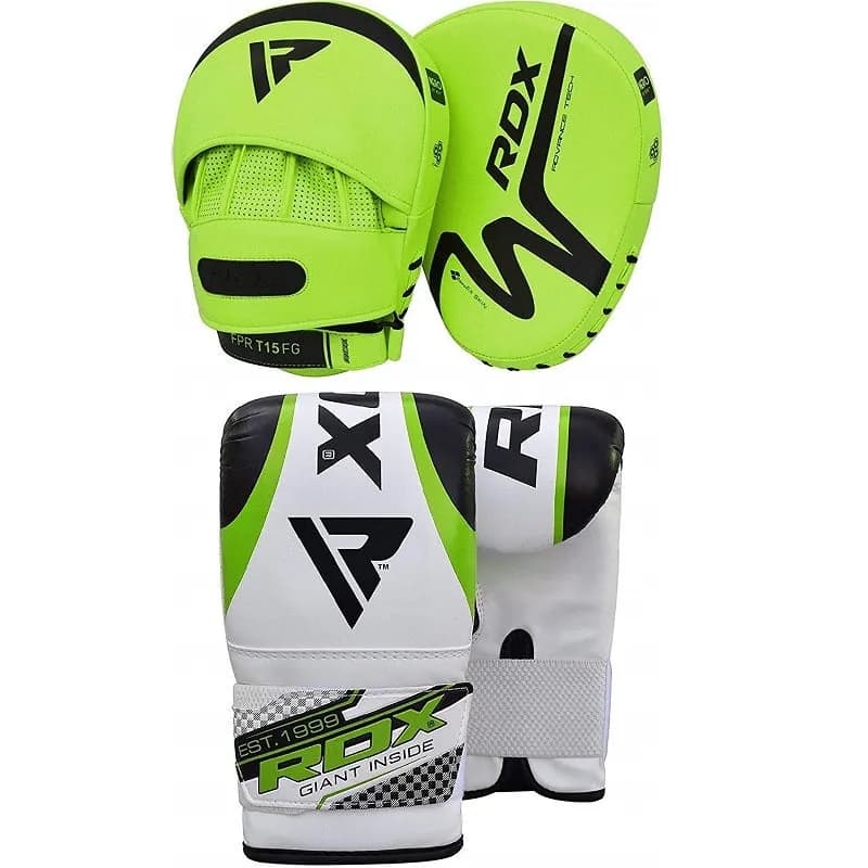 RDX T15 Green Bag Mitts & Pads — image 1 of 1