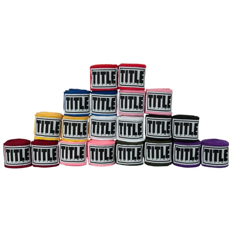 TITLE Boxing Advanced Semi-Elastic Assorted Hand Wraps (10 Pair) — image 1 of 1