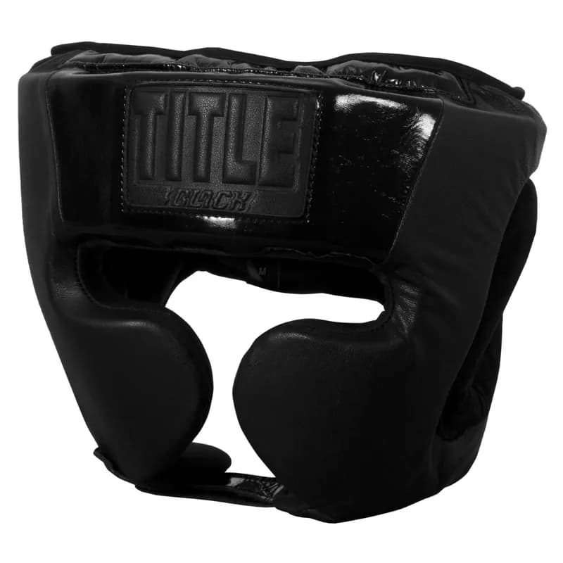 TITLE Black Training Headgear — image 1 of 1