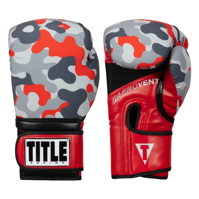 TITLE Boxing Infused Foam Camo Color Pop Bag Boxing Gloves — image 1 of 1