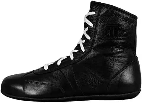 TITLE Boxing Old School Leather Boxing Shoes — image 1 of 1