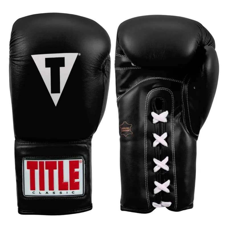 TITLE Classic Leather Lace Training Boxing Gloves 2.0 — image 1 of 1