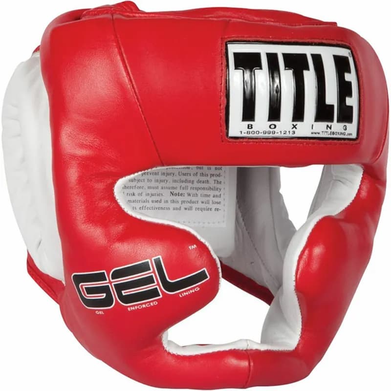 TITLE Boxing Gel World Full Face Training Headgear — image 1 of 1