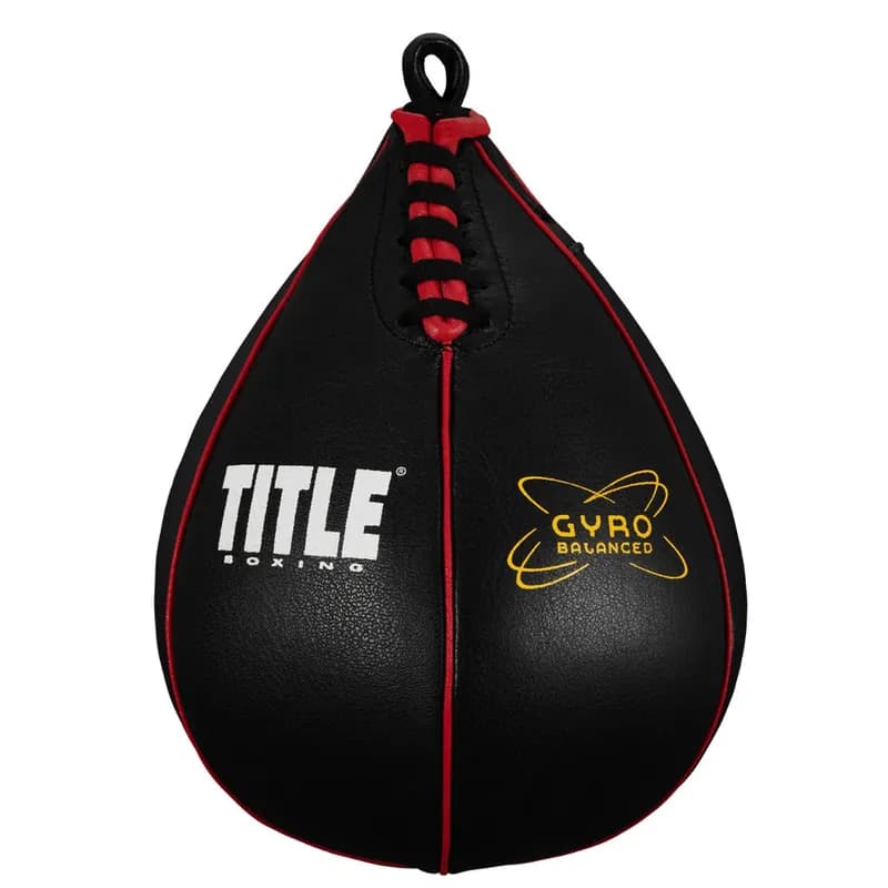 TITLE Boxing Gyro Balanced Leather Speed Bag — image 1 of 1
