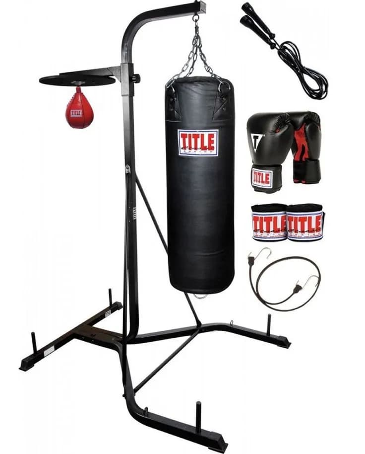 TITLE Boxing Heavy Bag And Speed Bag Stand — image 1 of 1