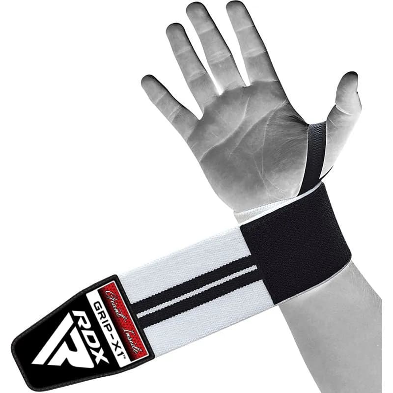 RDX W3W Weight Lifting Wrist Support Wraps With Thumb Loops Oeko-Tex Standard 100 Certified — image 1 of 1