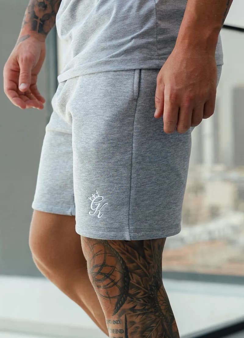 3" Fleece Shorts - Grey Marle