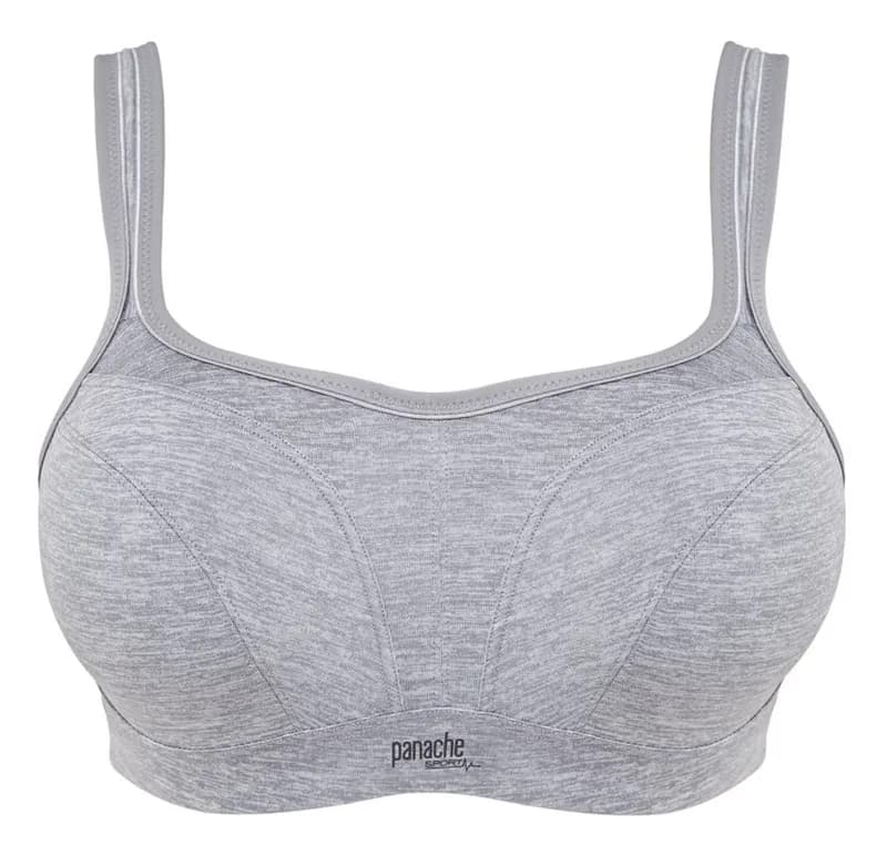 Activate Twist Sports Bra - Snow Grey Marl