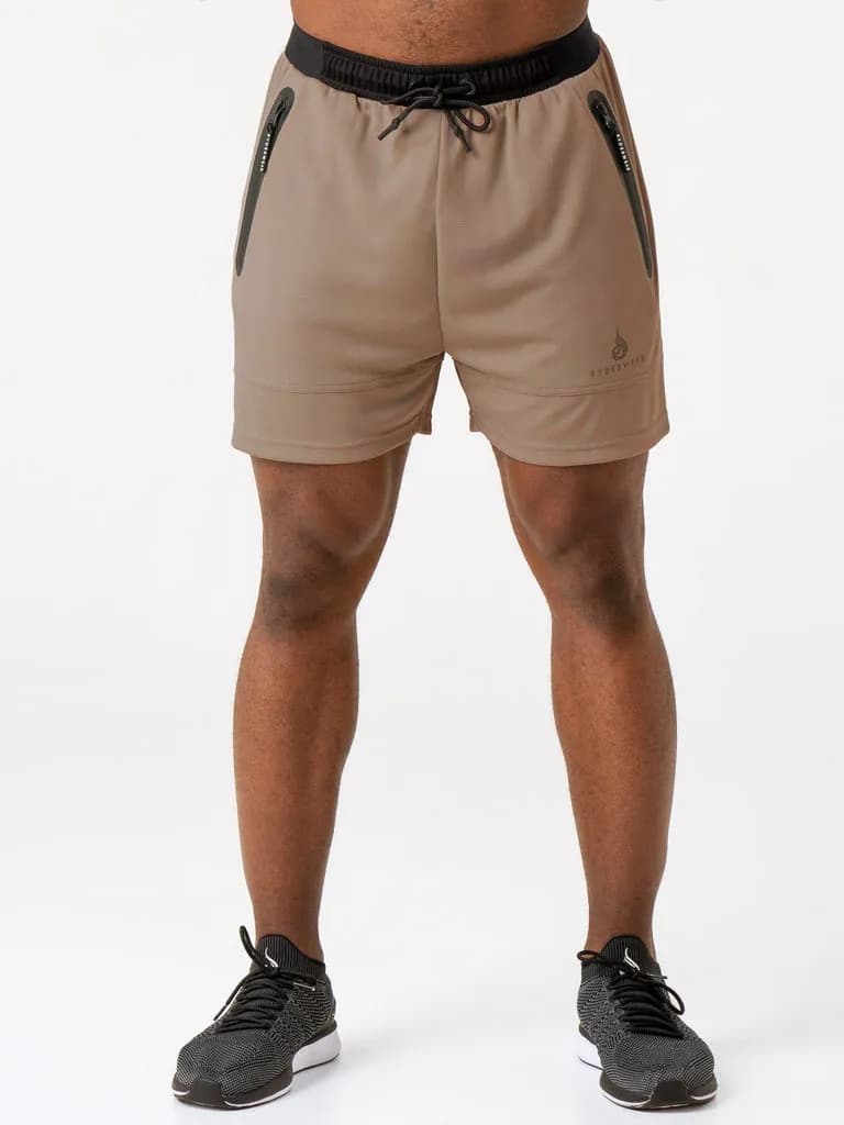 Advance Mesh Short - Taupe — image 1 of 1