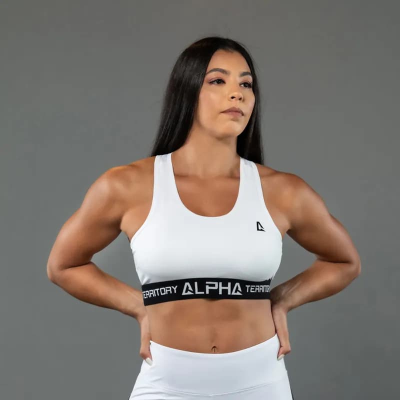 Alpha Sports Bra - White — image 1 of 1
