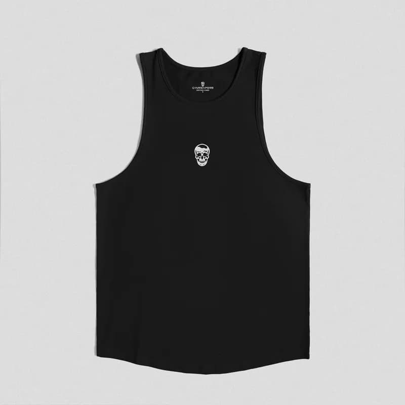 Axis Scoop Hem Tank - Black/White — image 1 of 1